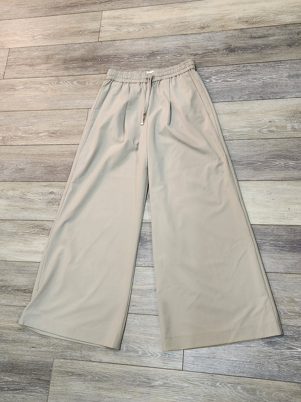 Closed Faris Pantalon Wide Leg Palazzo Pants in Beige size Xsmall
